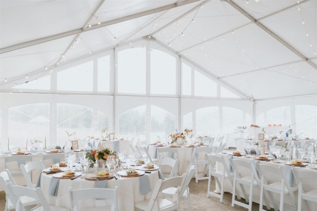 A fun intimate wedding day in Colorado with light and airy wedding decor