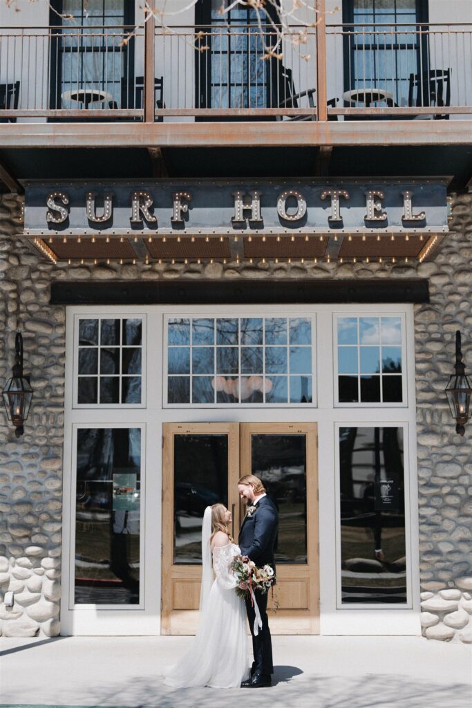 the Surf Hotel and Chateau wedding 