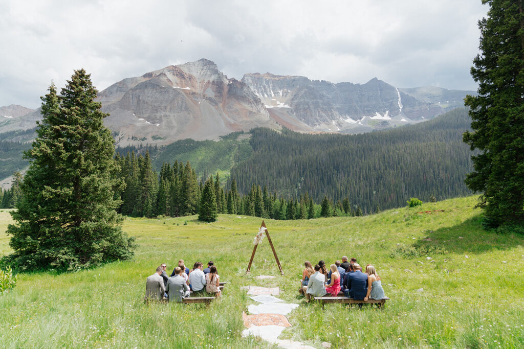 An Intimate Wedding ceremony in Telluride, Colorado