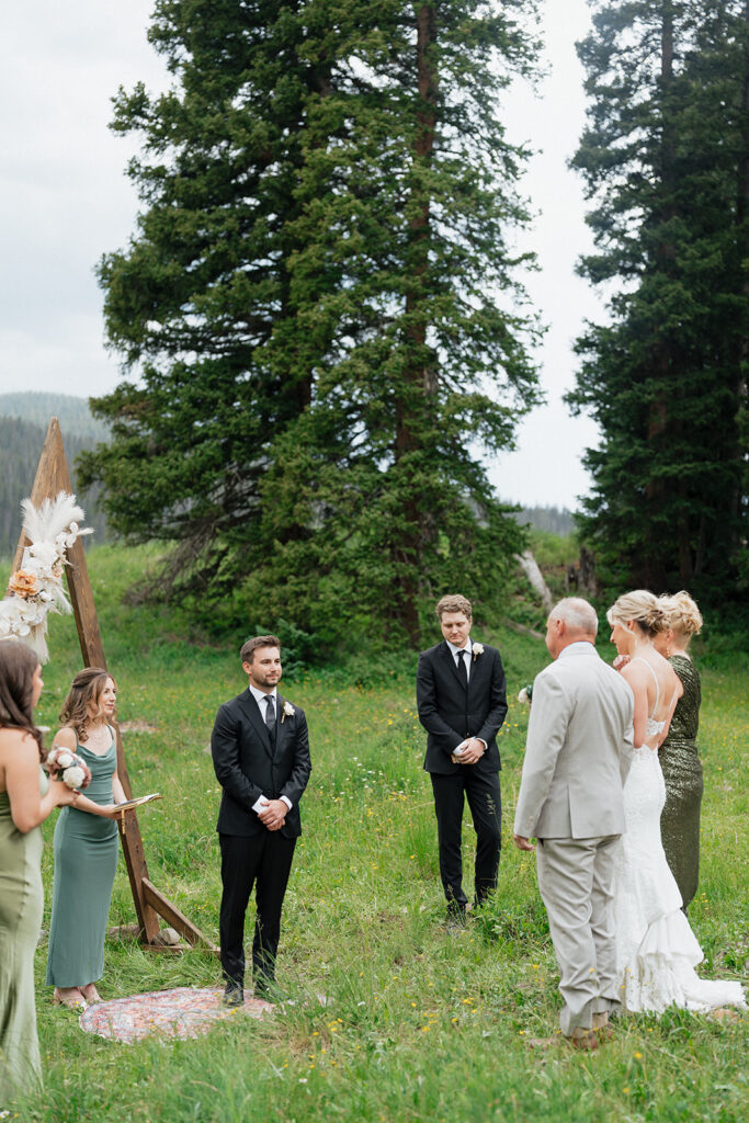 An Intimate Wedding ceremony in Telluride, Colorado