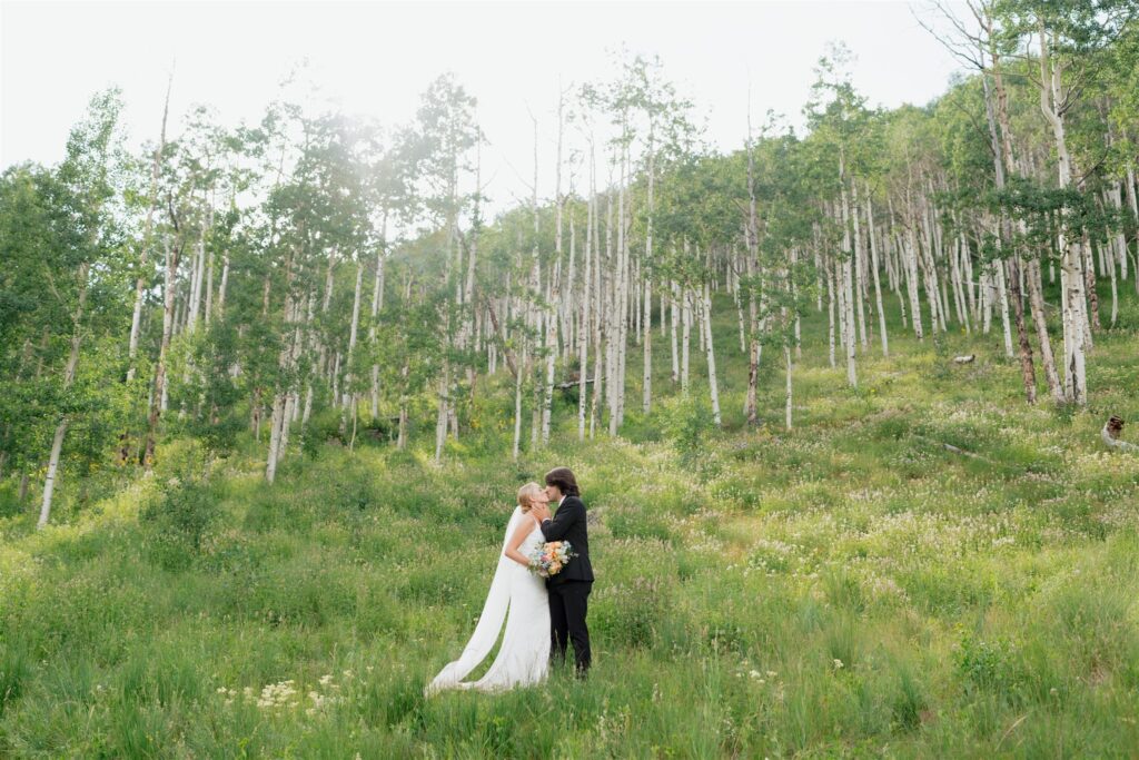 Vail, Colorado micro wedding at Piney River Ranch