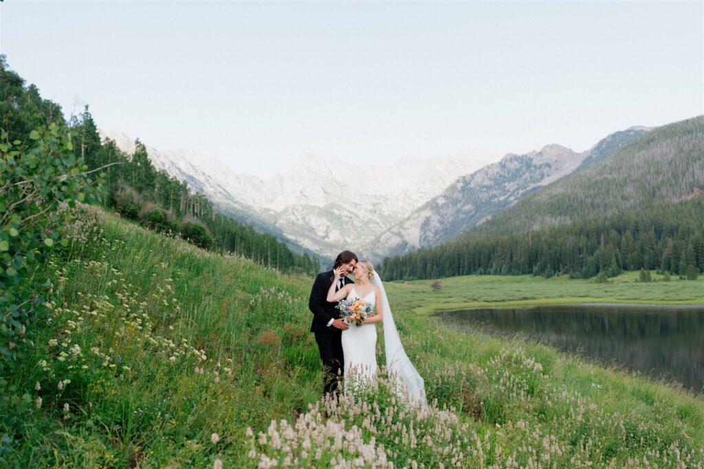 Vail, Colorado micro wedding at Piney River Ranch