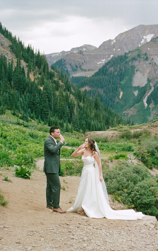 Film wedding photography in Colorado