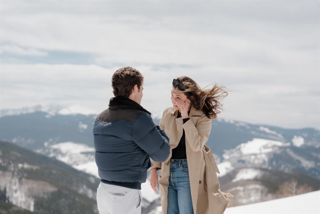 A surprise mountain proposal in Vail, Colorado
