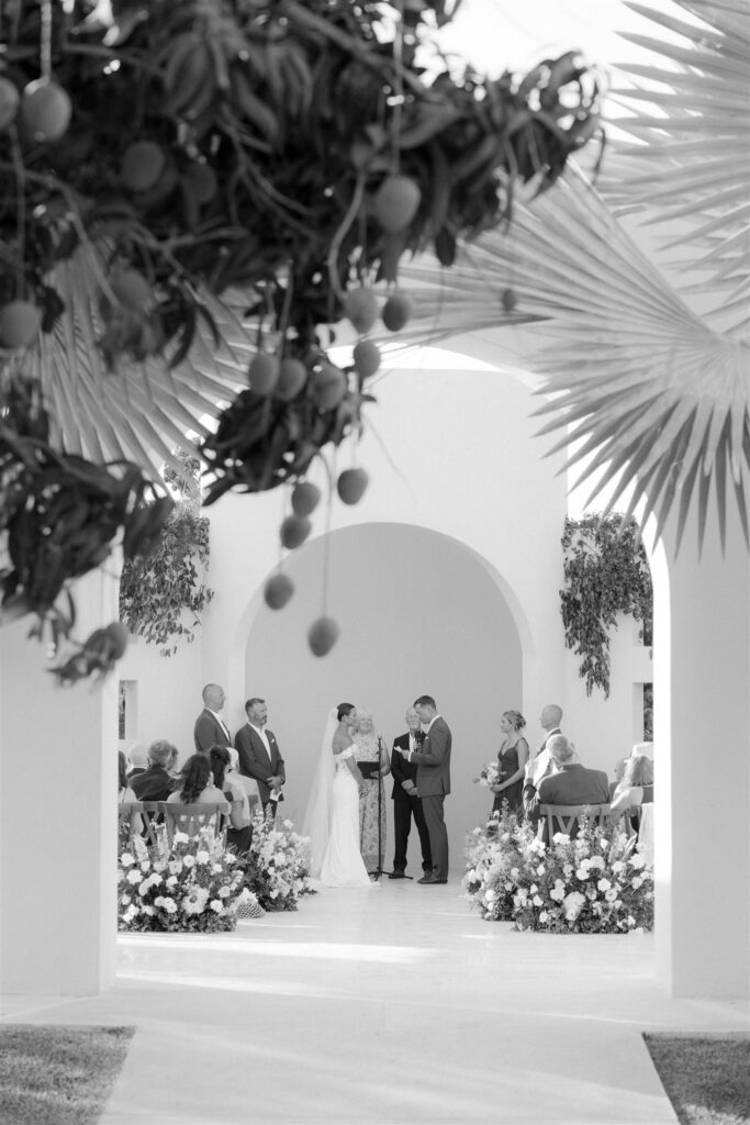 A Baja Luna Wedding ceremony in Los Cabos