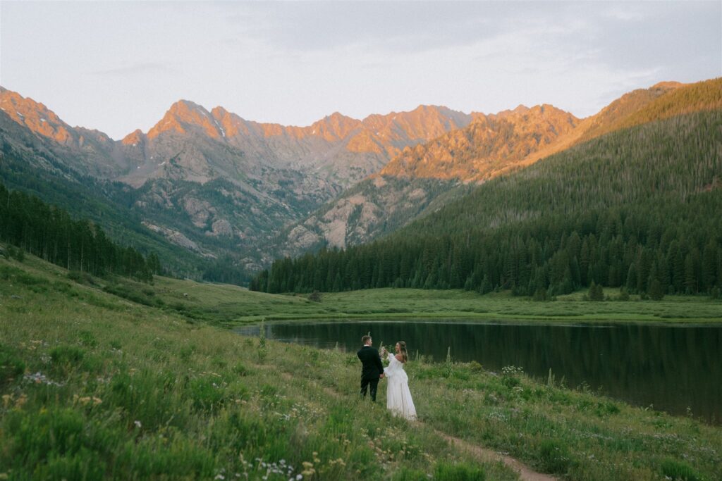 Wedding photos at Piney Lake