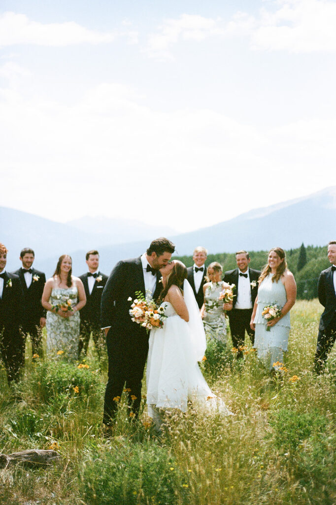 Wedding film photography in the Colorado mountains