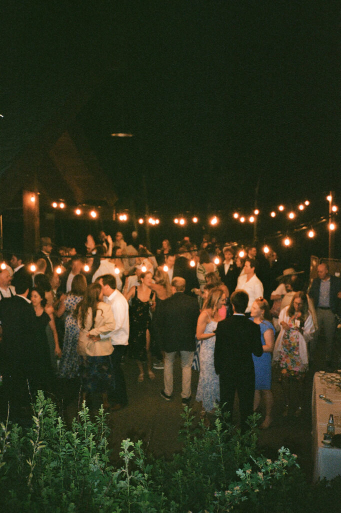 Colorado wedding reception at Mountain Wedding Garden