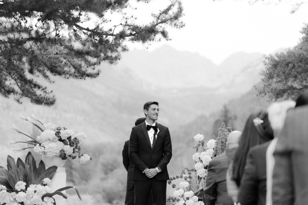 Vail Golf Club wedding ceremony