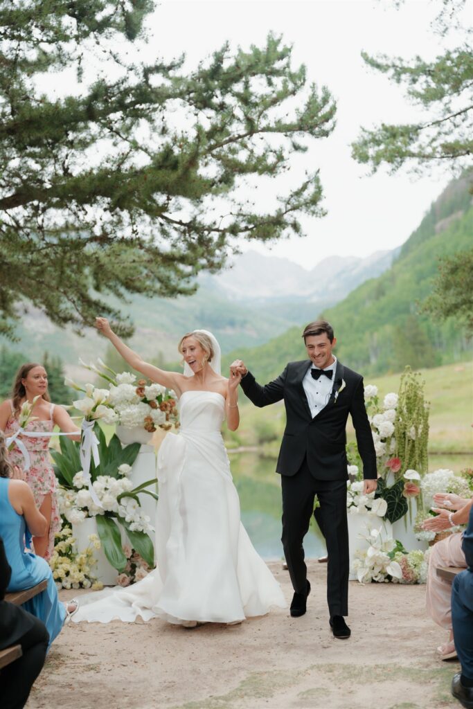 Vail Golf Club wedding ceremony