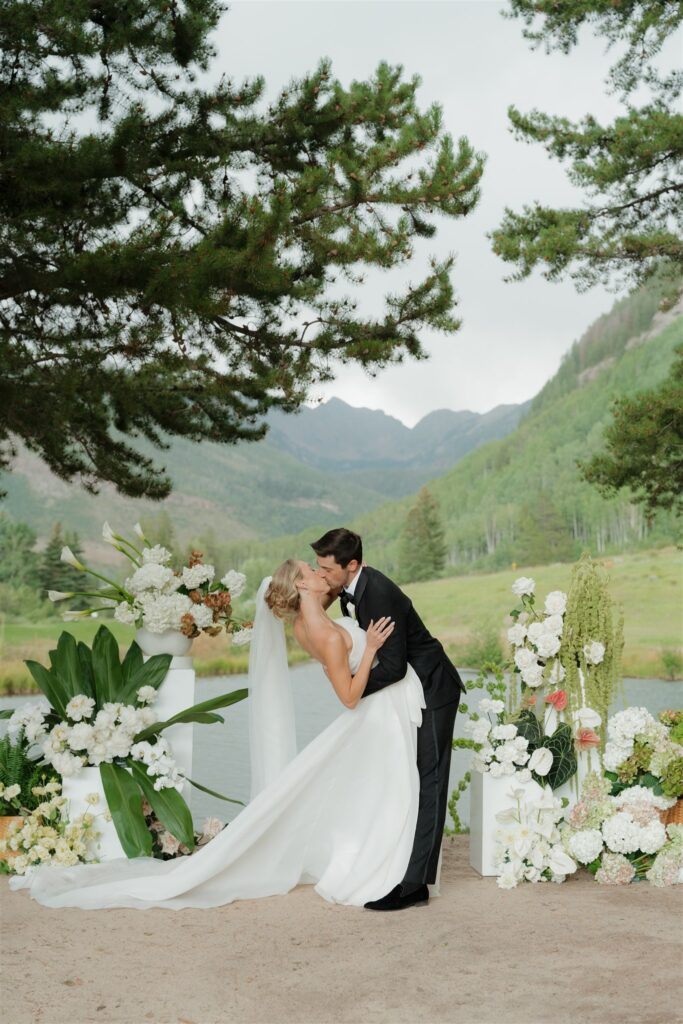 Wedding portraits at Vail Golf Club