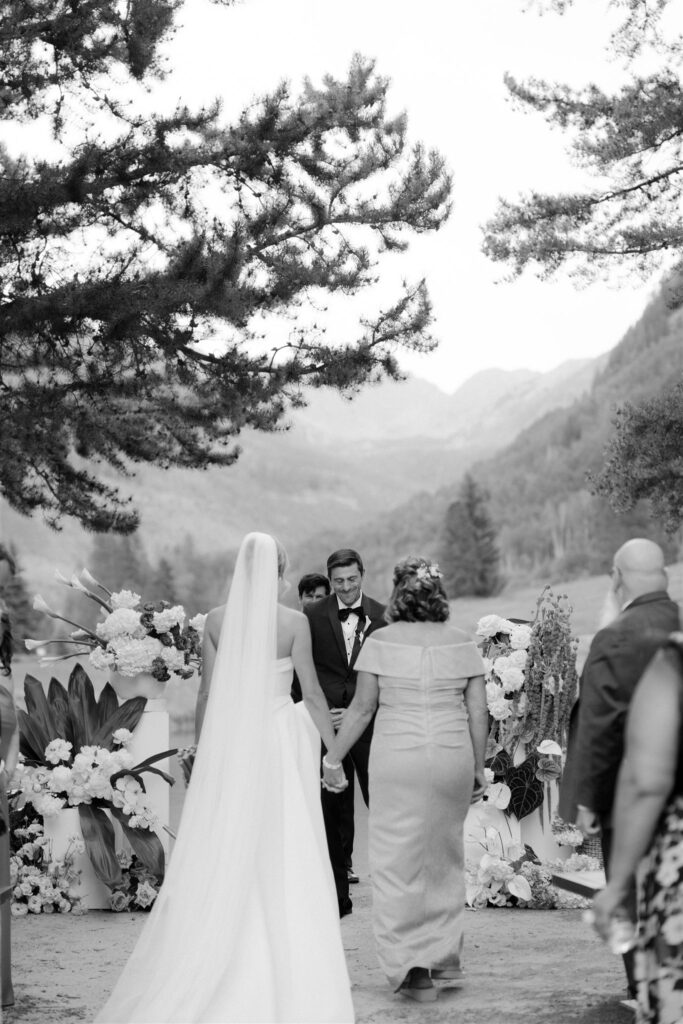 Vail Golf Club wedding ceremony