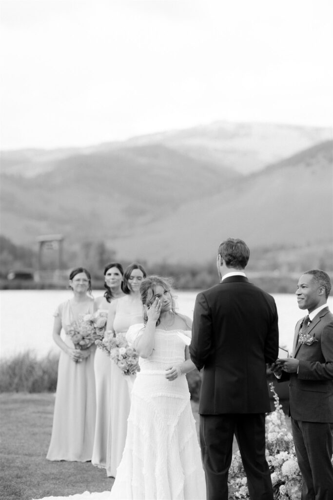 Camp Hale wedding ceremony in Colorado
