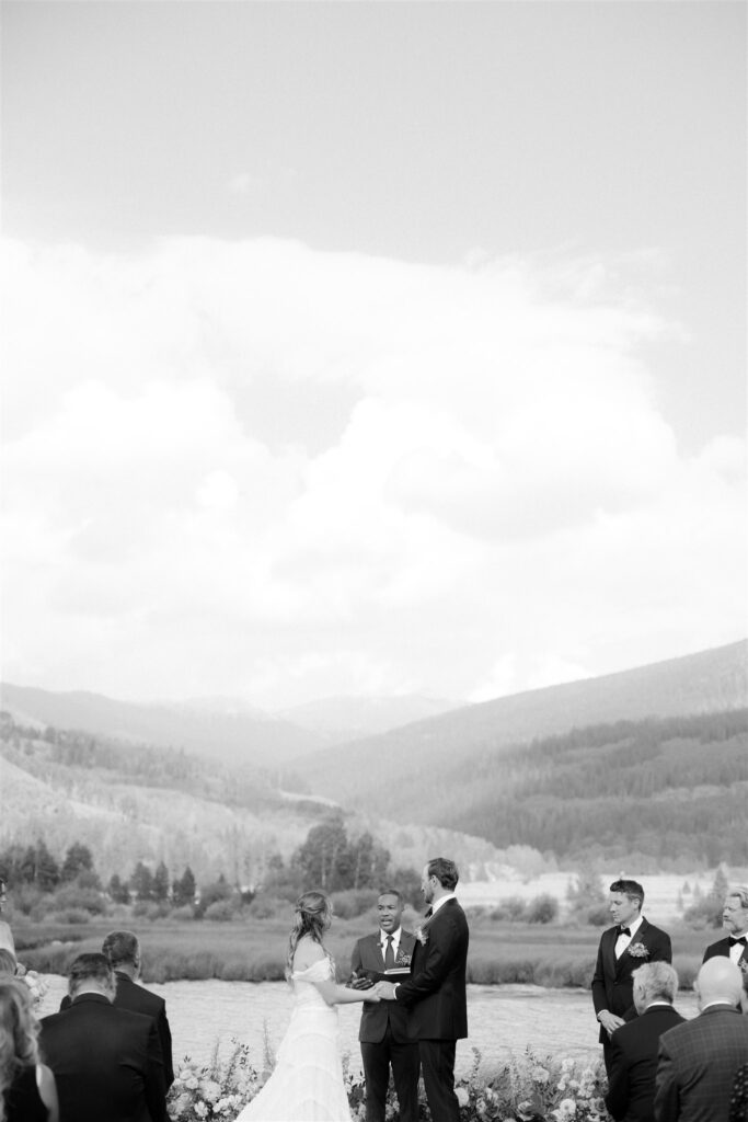 Camp Hale wedding ceremony in Colorado