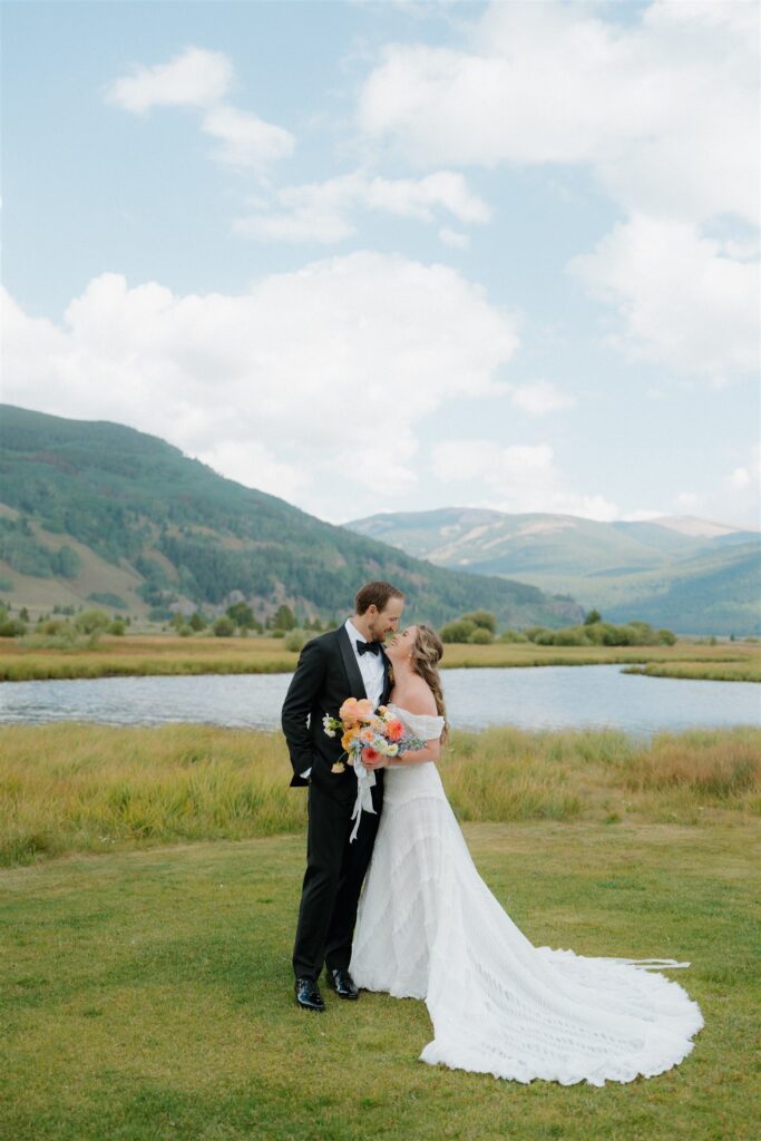 Colorado mountain wedding portraits