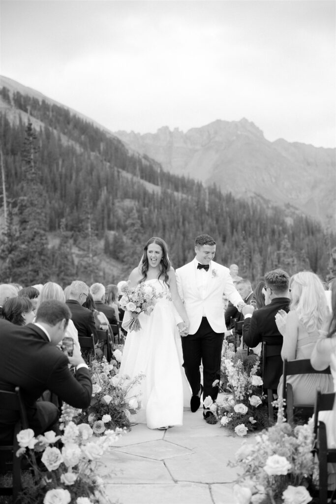 Palmyra Lookout wedding ceremony in Telluride, CO