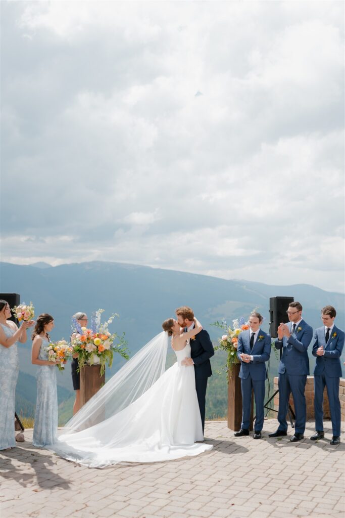 Holy Cross Event Deck wedding ceremony