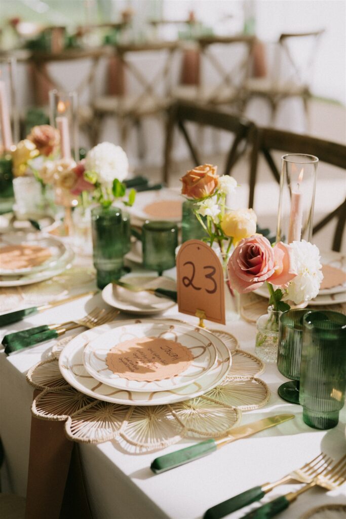 Colorado wedding reception in Steamboat Springs