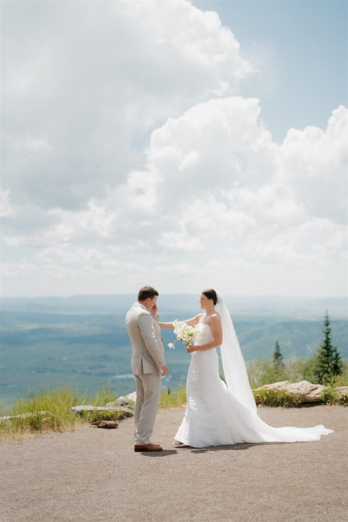 First look on the mountain at Steamboat Ski Resort in Colorado