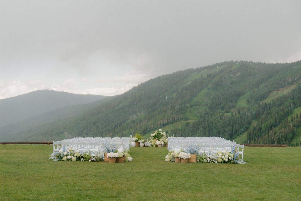 Steamboat Ski Resort wedding ceremony in Colorado