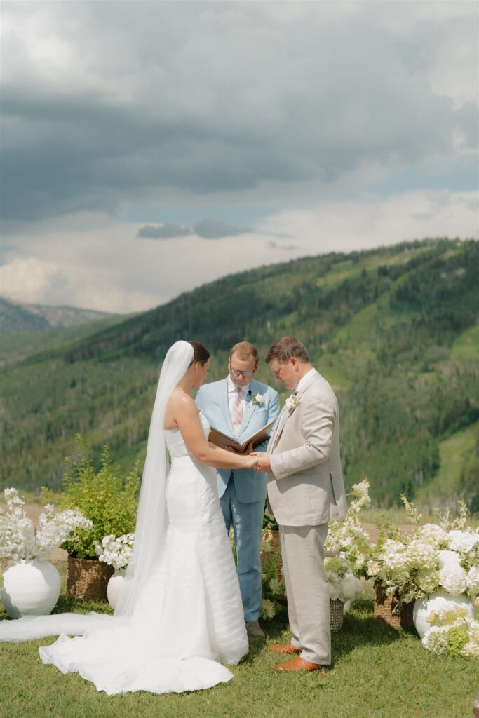 Steamboat Ski Resort wedding ceremony in Colorado