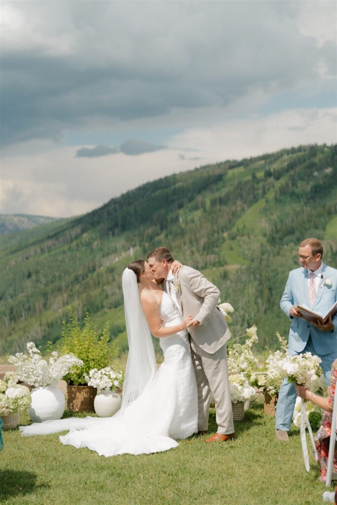 Steamboat Ski Resort wedding ceremony in Colorado