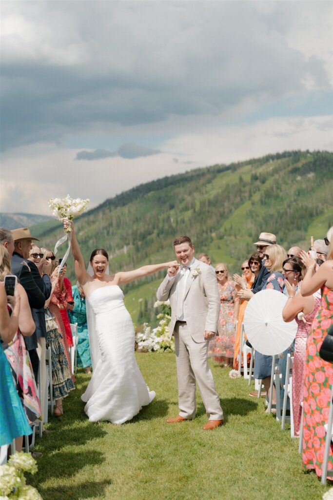 Steamboat Ski Resort wedding ceremony in Colorado