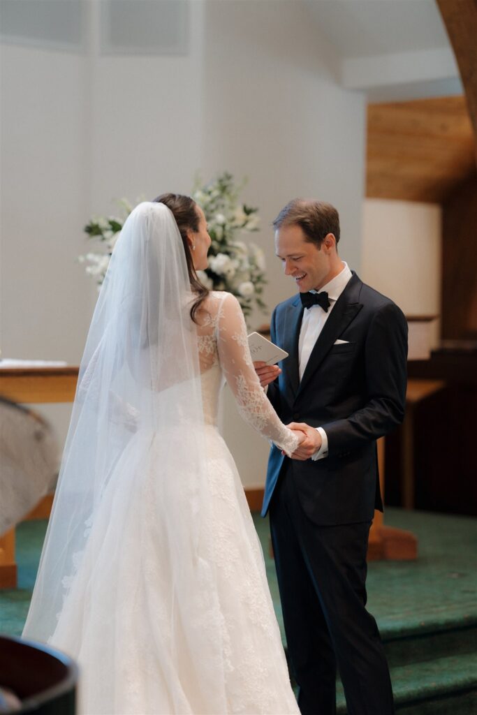 Vail Chapel wedding ceremony