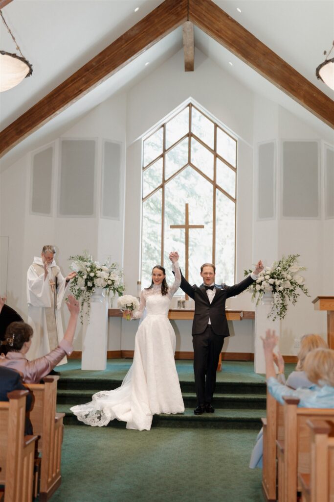 Vail Chapel wedding ceremony