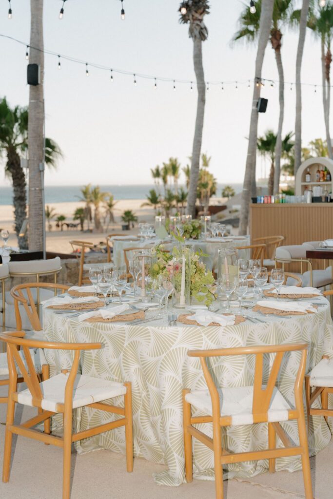 Cabo San Lucas wedding reception decor at Hilton Los Cabos