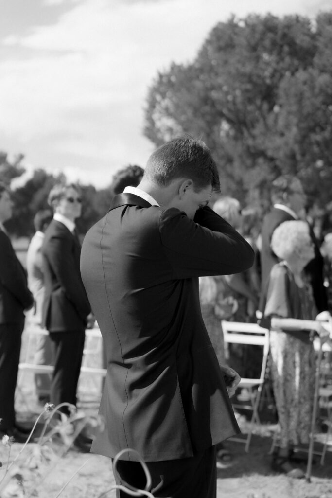 Emotional Buena Vista, Colorado wedding ceremony at Surf Hotel