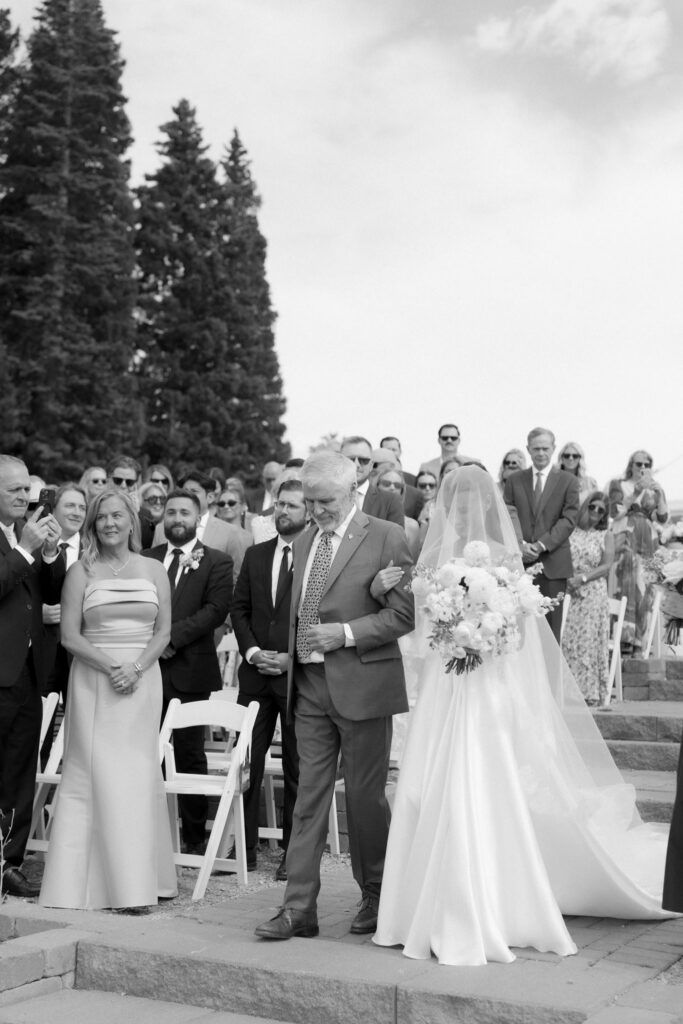 Ten Peaks Crested Butte wedding ceremony in Colorado